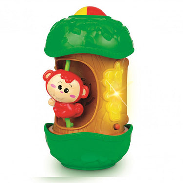 winfun cheeky monkey activity roller musical toy for baby